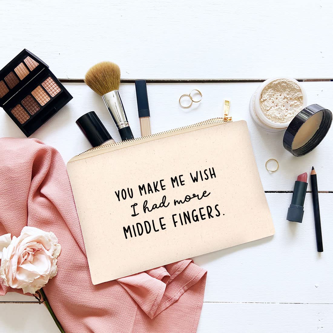 Foto 2 | Bolsa de Maquillaje Andaz Press con Frases Divertidas - Venta Internacional