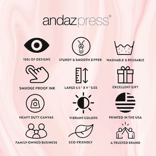 Foto 6 | Bolsa de Maquillaje Andaz Press con Frases Divertidas - Venta Internacional