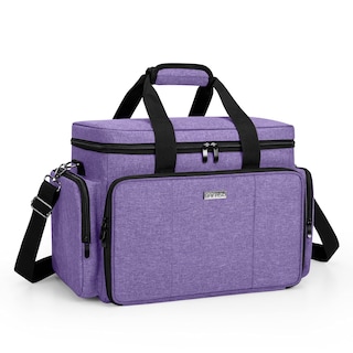 Foto 1 | Bolsa de Maquillaje BAFASO Tamaño Grande con Separadores Extraíbles en color Morado - Venta Internacional