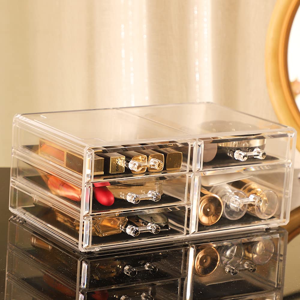 Foto 4 | Vitrina de Acrílico para Baño con 7 Cajones Organizador de Cosméticos y Joyas - Venta Internacional