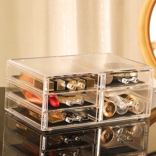 Foto 4 | Vitrina de Acrílico para Baño con 7 Cajones Organizador de Cosméticos y Joyas - Venta Internacional