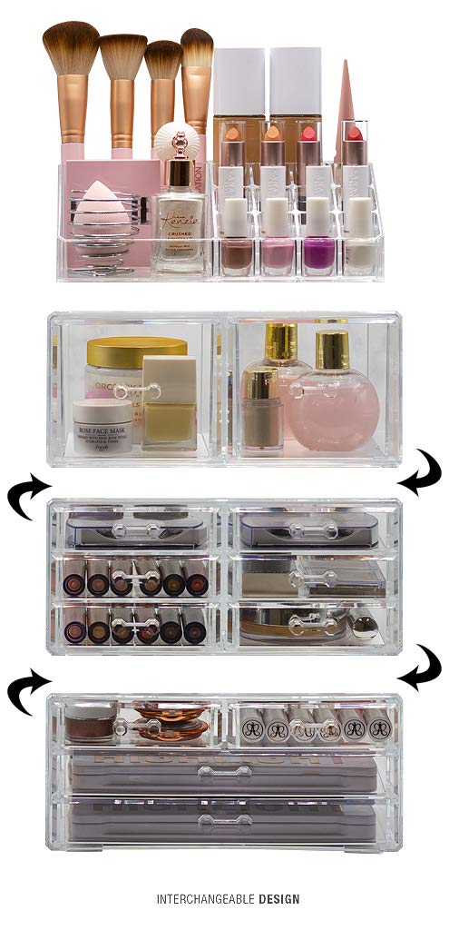 Foto 4 pulgar | Organizador de Maquillaje Sorbus con 12 Cajones Transparentes - Venta Internacional