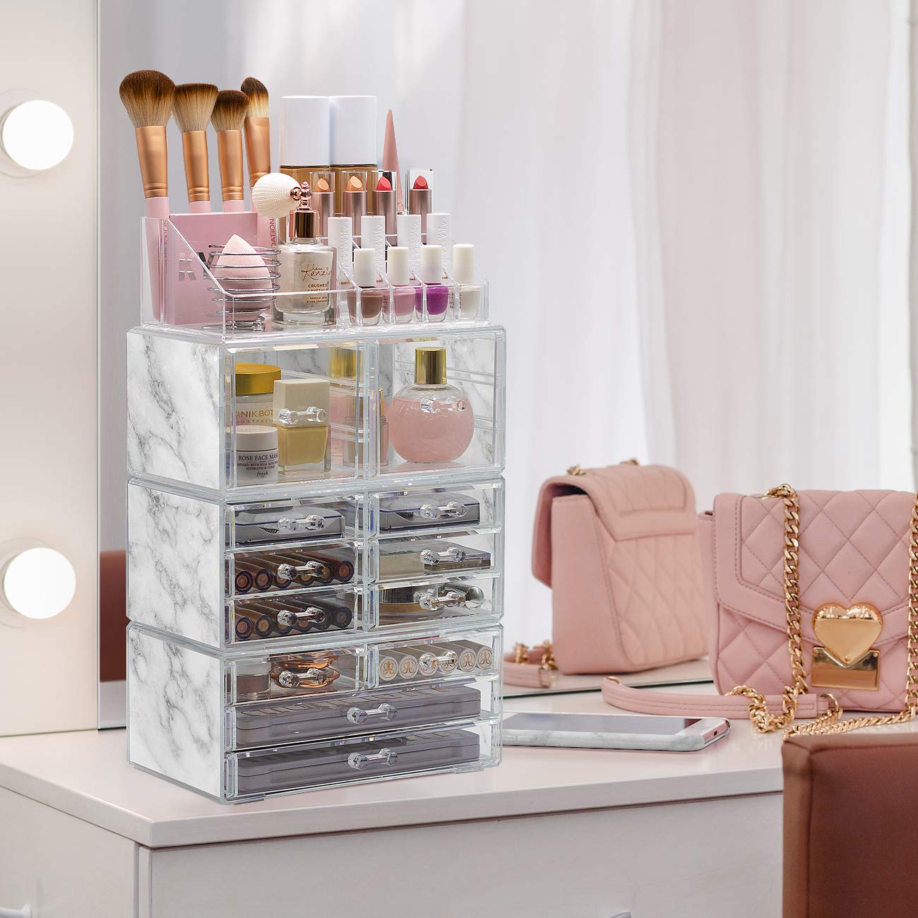 Foto 4 | Organizador de Maquillaje Sorbus con 12 Cajones Transparentes - Venta Internacional