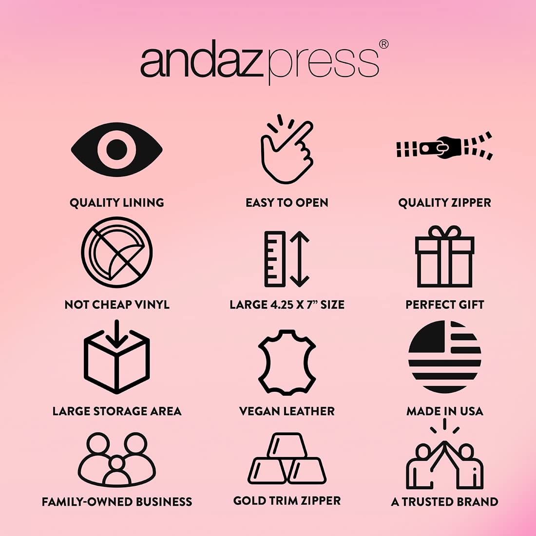 Foto 7 pulgar | Bolso de Mano Andaz Press de Piel vegana para Mujer - Venta Internacional