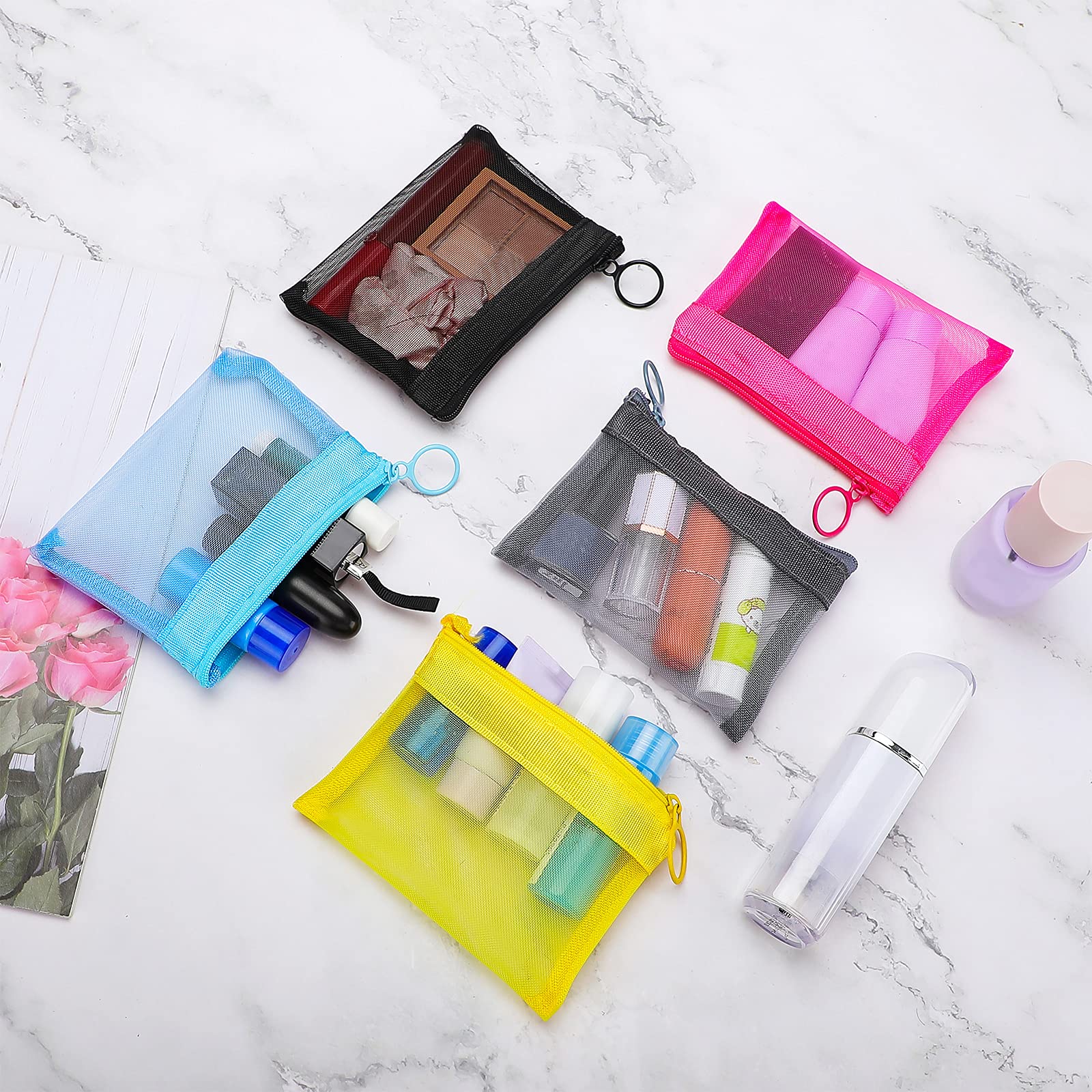 Foto 2 | Bolsas de Malla con Cierre Frienda Beauty Maquillaje y Cosméticos 15 Unidades - Venta Internacional