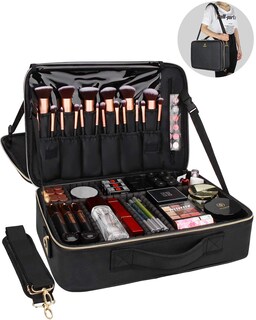 Foto 2 | Maletín de Maquillaje Relavel Negro-Venta Internacional