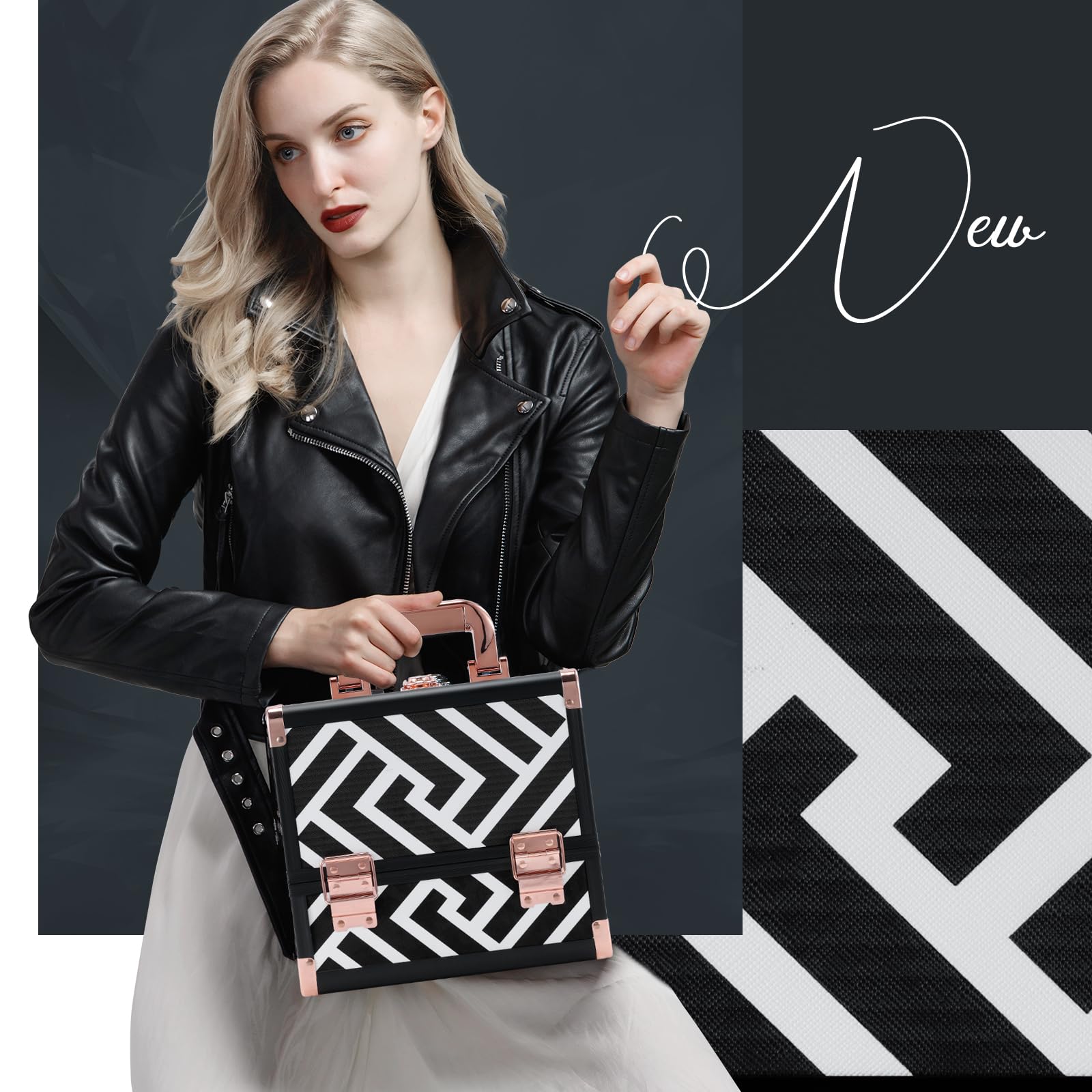 Foto 2 | Cosmetiquera Joligrace Train Case - Venta Internacional