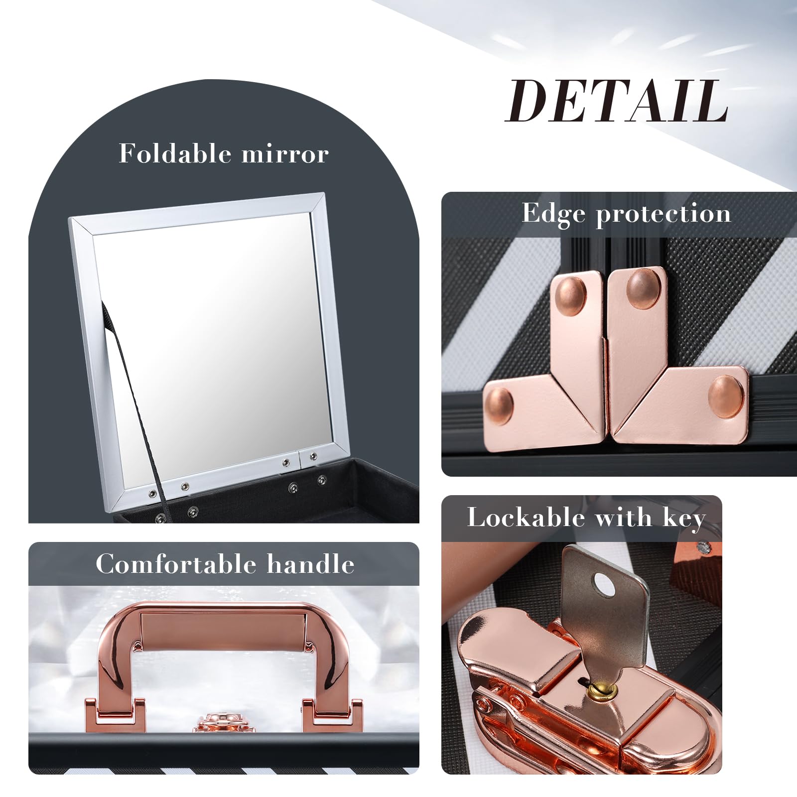 Foto 5 pulgar | Cosmetiquera Joligrace Train Case - Venta Internacional