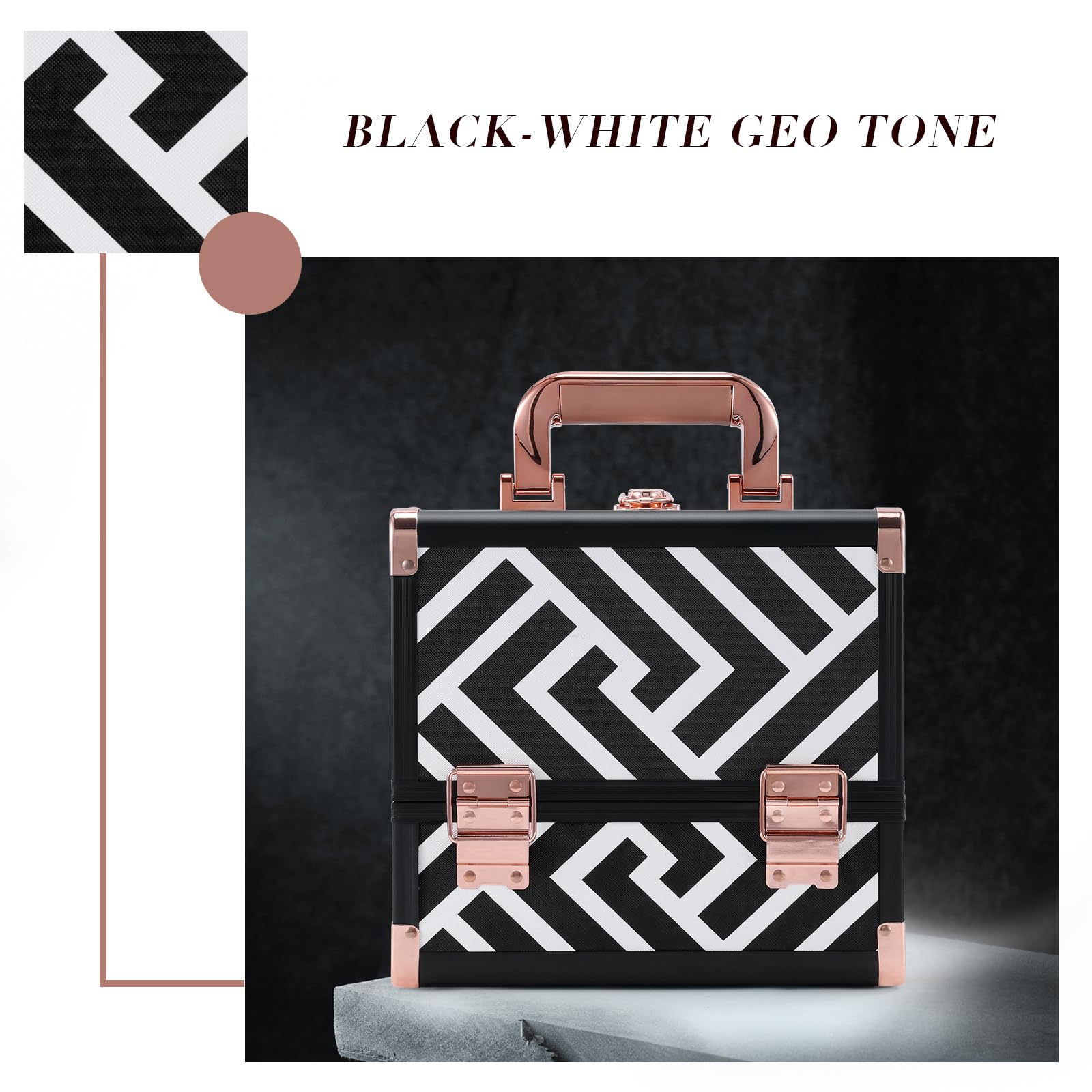 Foto 7 pulgar | Cosmetiquera Joligrace Train Case - Venta Internacional