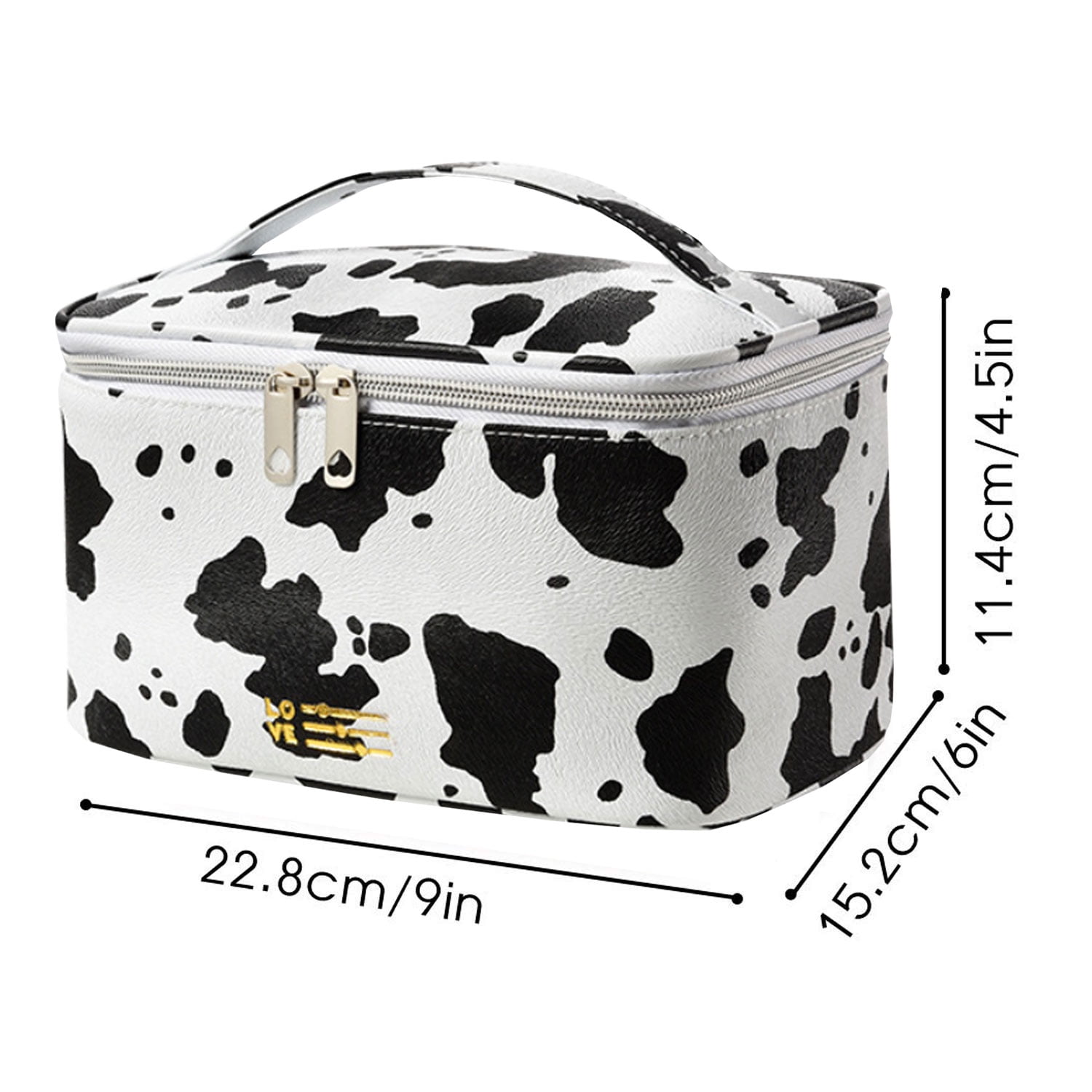 Foto 5 pulgar | Bolsa De Maquillaje Portátil Impermeable De Cuero Pu Para Mujer - Venta Internacional.