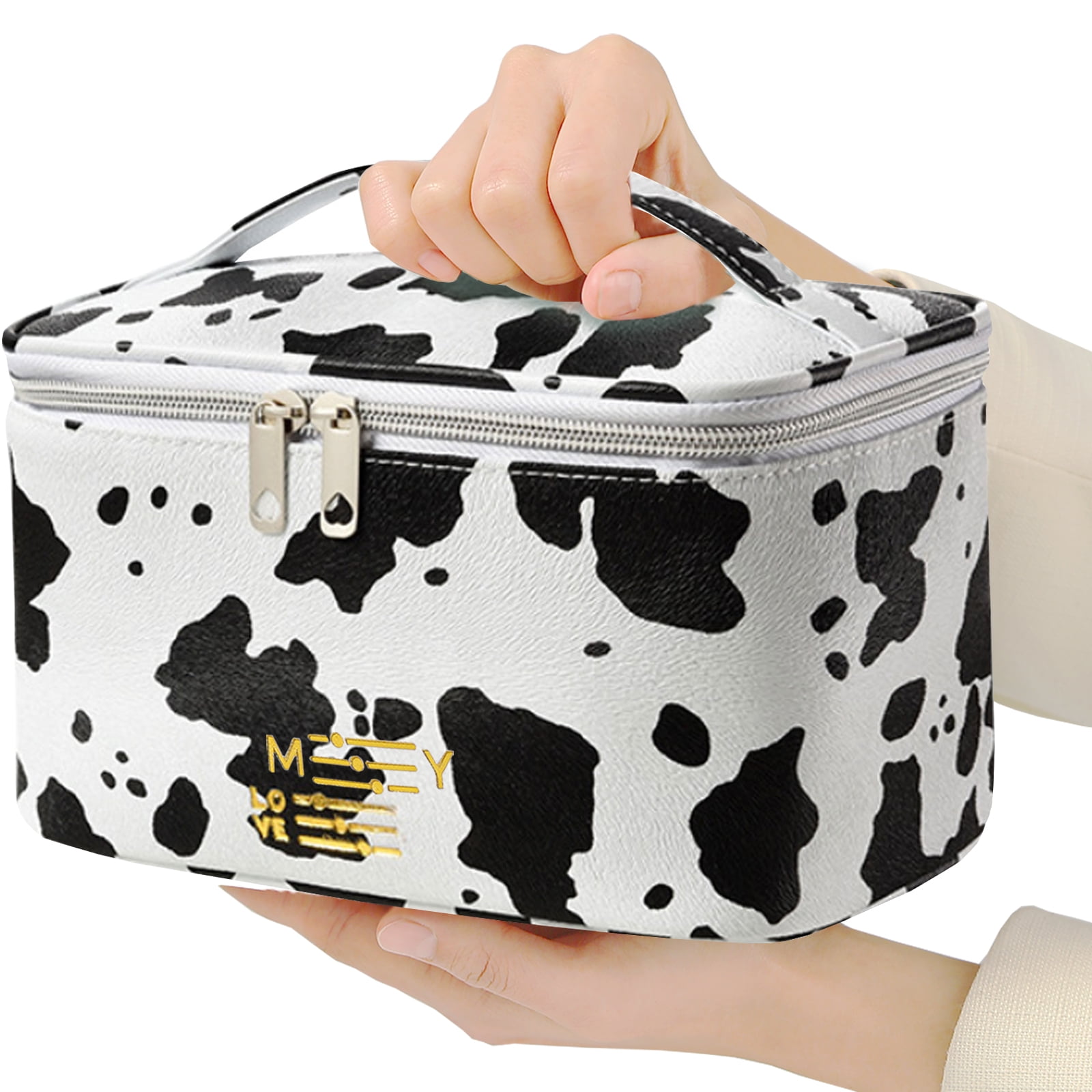 Foto 6 | Bolsa De Maquillaje Portátil Impermeable De Cuero Pu Para Mujer - Venta Internacional.