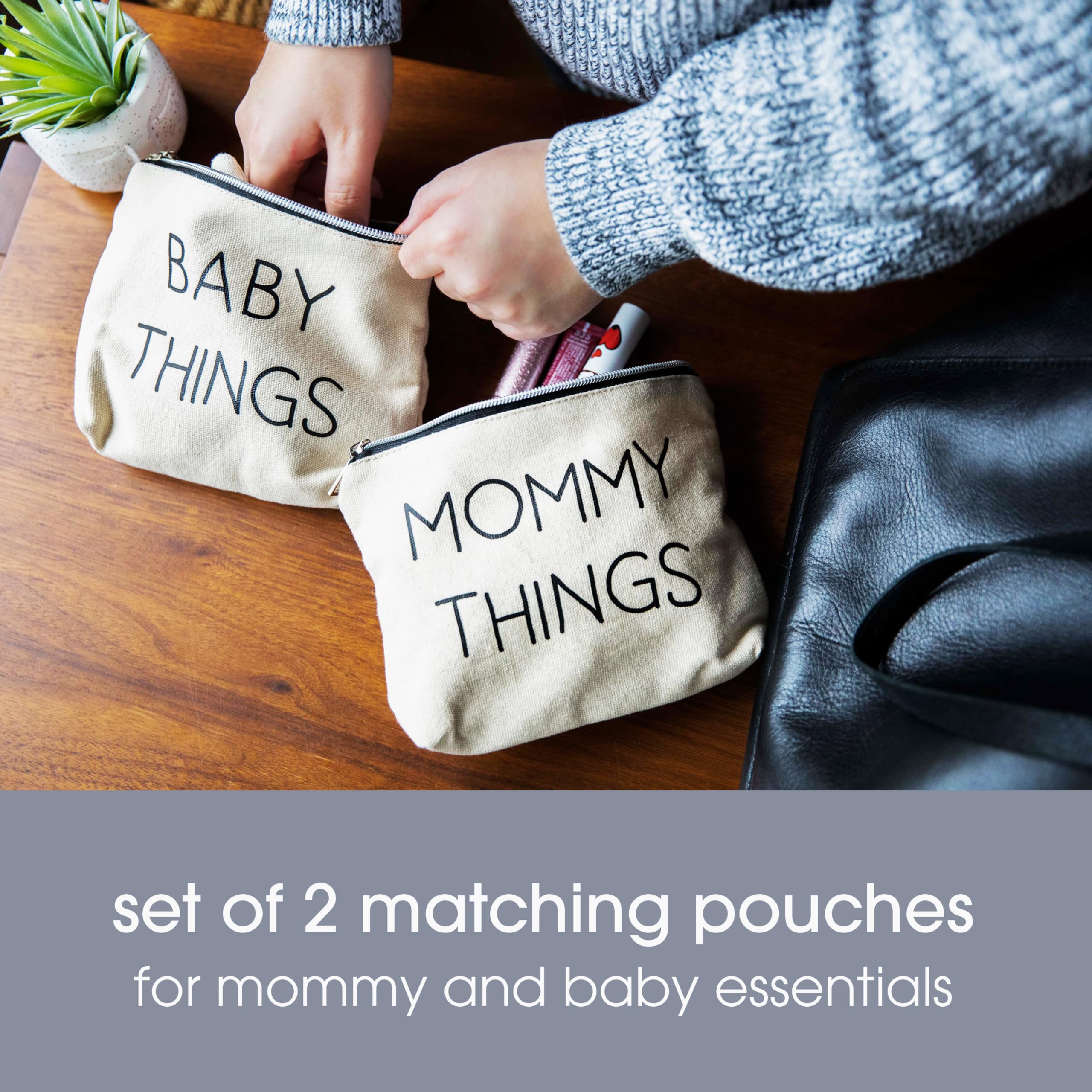 Foto 2 | Set De Bolsas De Lona Pearhead Mommy And Baby Para Madres Primerizas - Venta Internacional.