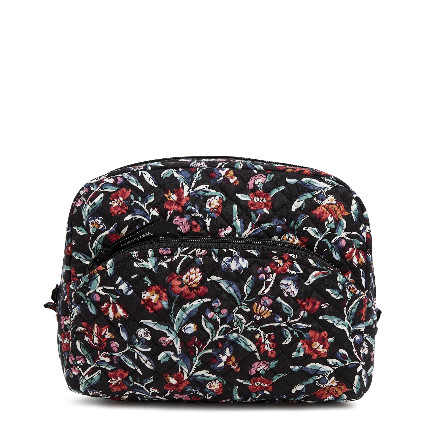 Bolsa Organizadora De Maquillaje Cosmético Vera Bradley Perennials Noir - Venta Internacional.