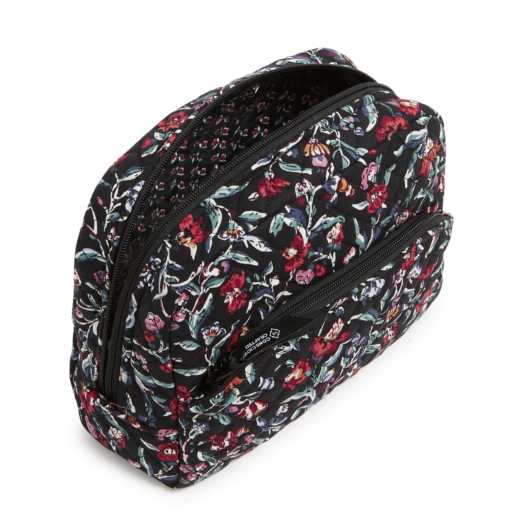 Foto 2 | Bolsa Organizadora De Maquillaje Cosmético Vera Bradley Perennials Noir - Venta Internacional.