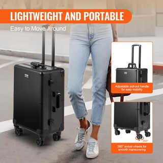 Foto 4 | Estuche De Maquillaje Vevor Con Cerradura, Espejo Iluminado Y Altavoz - Venta Internacional.