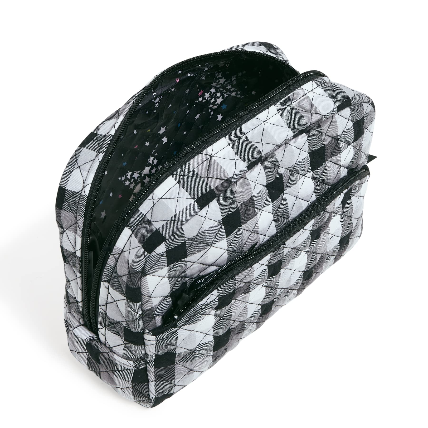 Foto 5 pulgar | Bolsa Organizadora De Maquillaje Para Cosméticos Vera Bradley Kingbird Plaid - Venta Internacional.