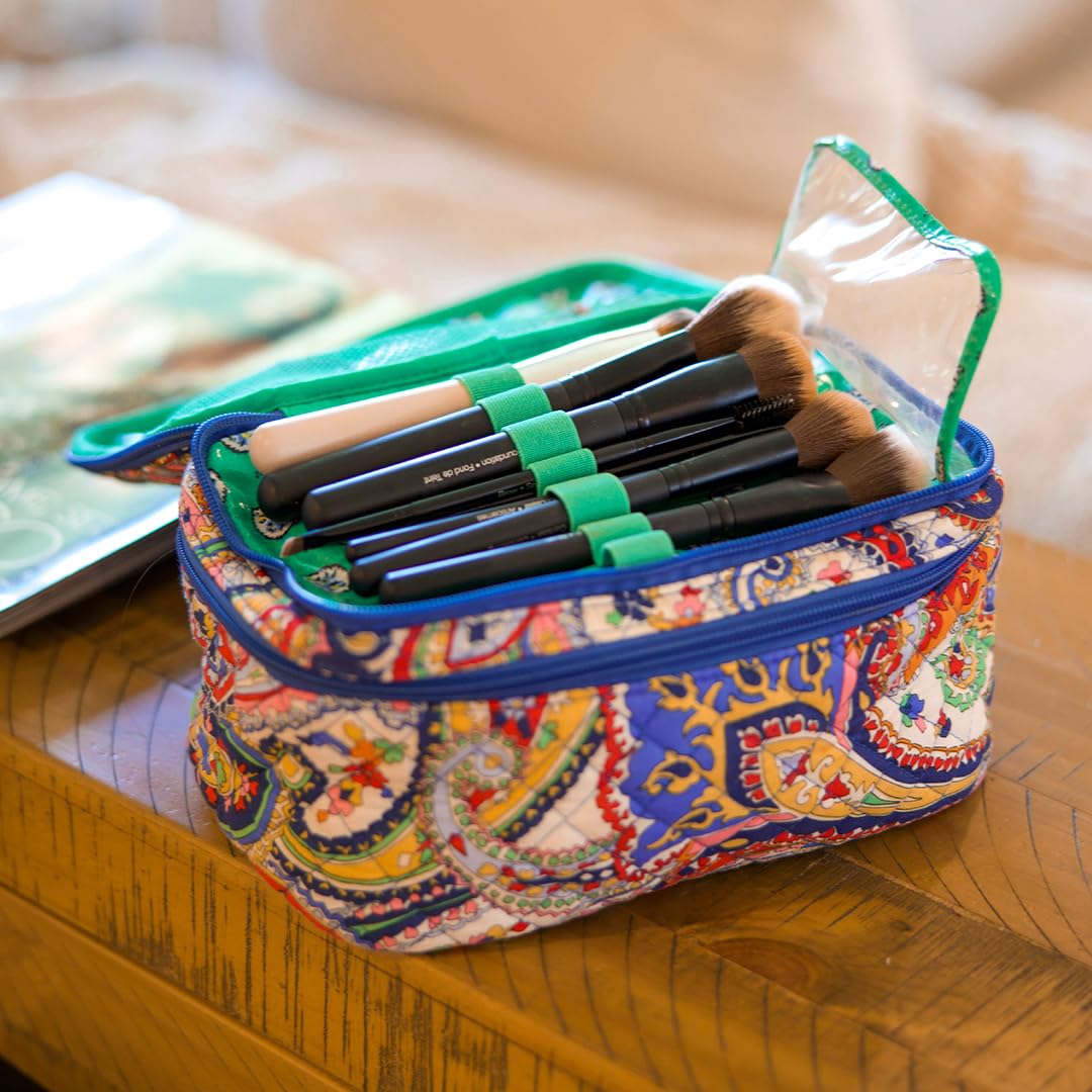 Foto 4 | Funda Organizadora De Maquillaje Para Cosméticos Vera Bradley Brush Up Cotton - Venta Internacional.