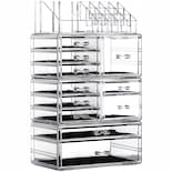 Organizador De Maquillaje Cq, Acrílico, Apilable, 11 Cajones, Transparente, 4 Unidades - Venta Internacional.