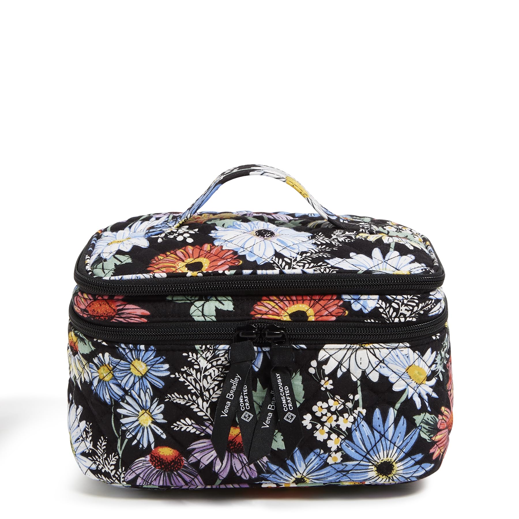 Funda Organizadora De Maquillaje Para Cosméticos Vera Bradley Daisies Cotton - Venta Internacional.