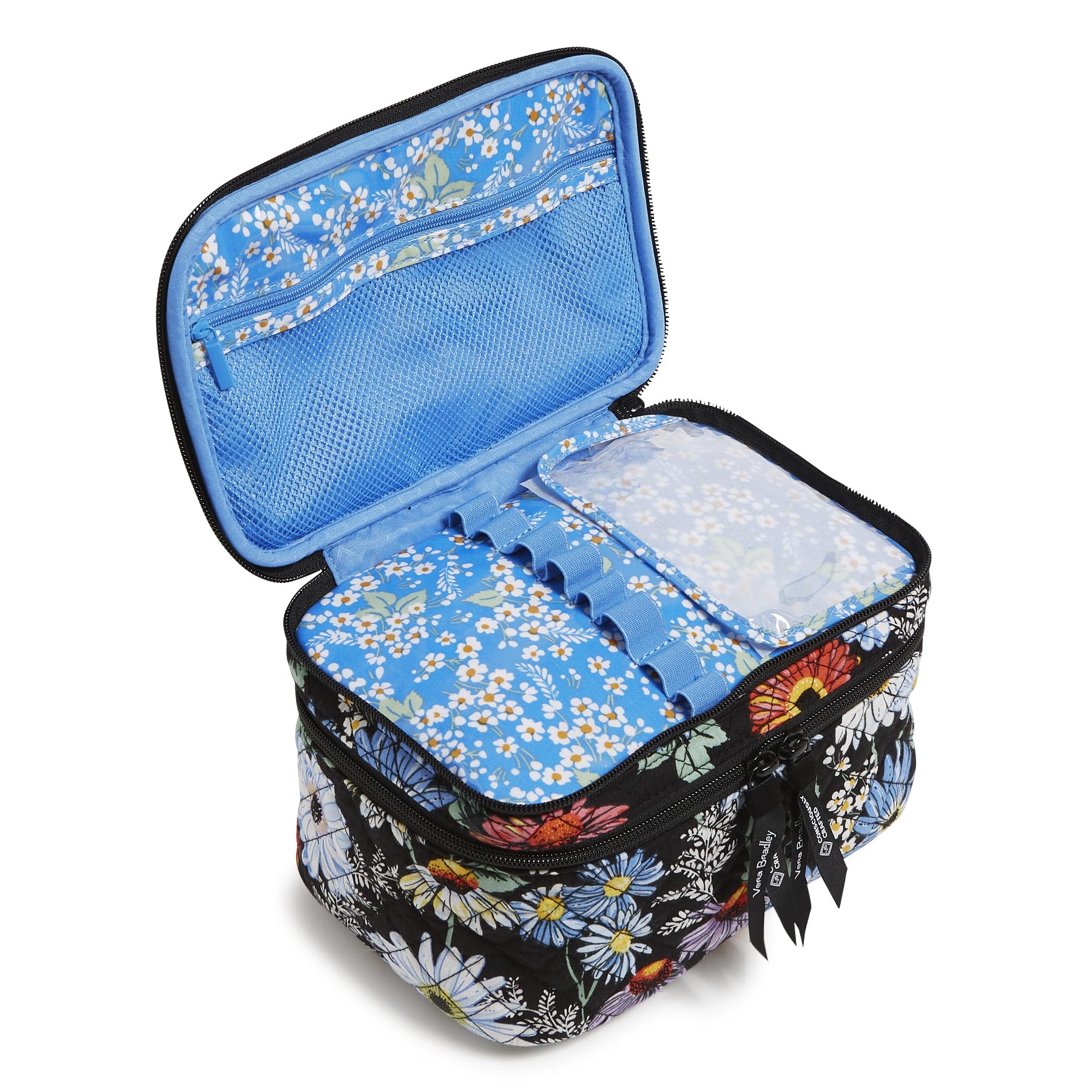 Foto 2 | Funda Organizadora De Maquillaje Para Cosméticos Vera Bradley Daisies Cotton - Venta Internacional.