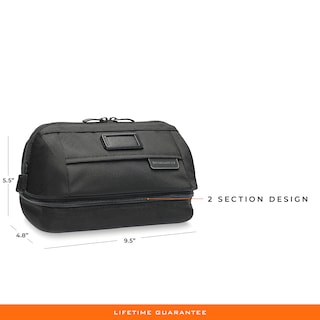 Foto 2 | Kit De Aseo Briggs & Riley Duo Essential 25 Cm Negro - Venta Internacional.