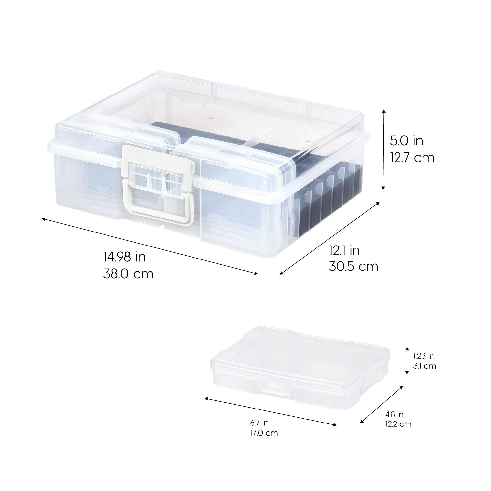 Foto 2 | Organizador De Esmaltes De Uñas Cosmetic Train Case Iris Usa, Paquete De 2 - Venta Internacional.