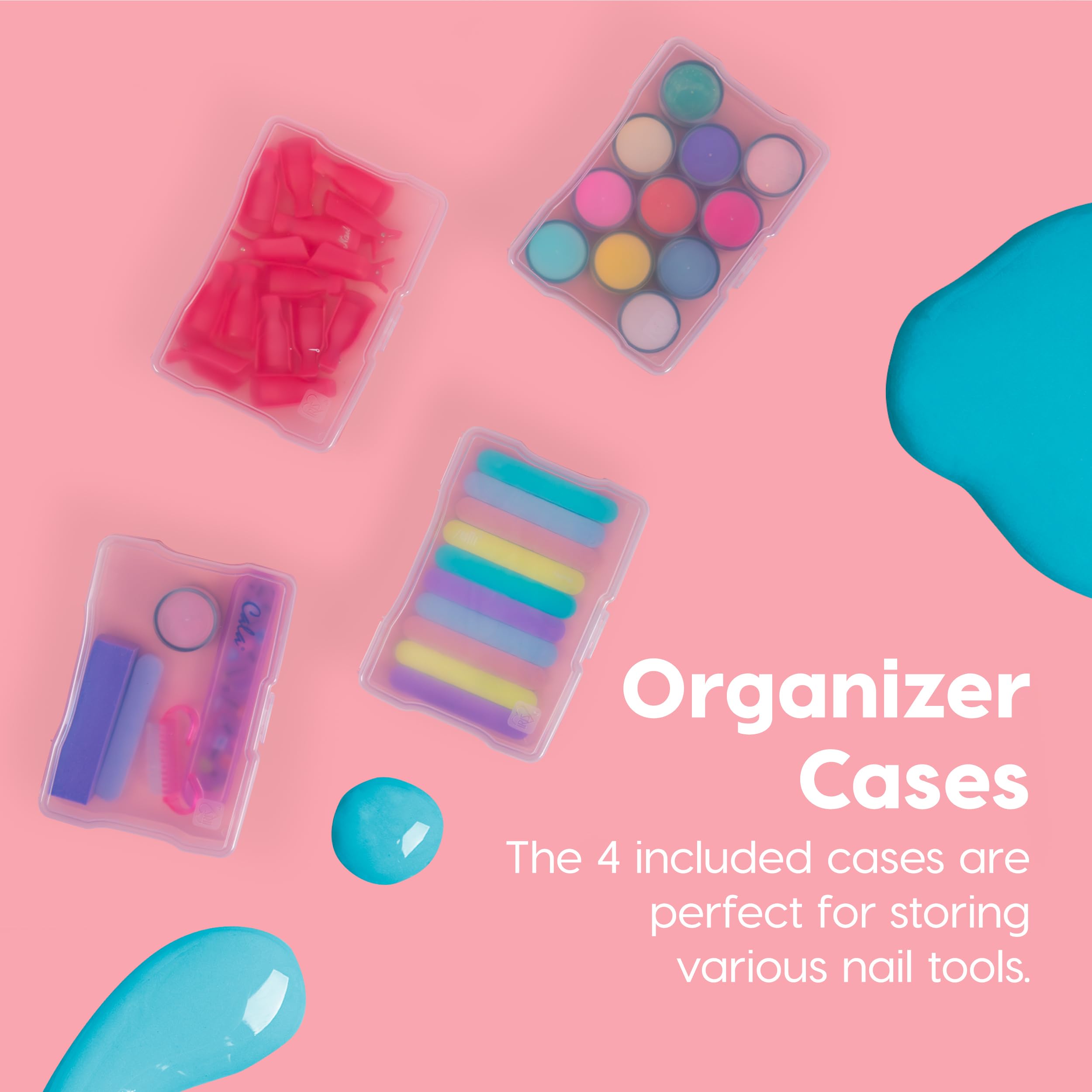 Foto 5 | Organizador De Esmaltes De Uñas Cosmetic Train Case Iris Usa, Paquete De 2 - Venta Internacional.