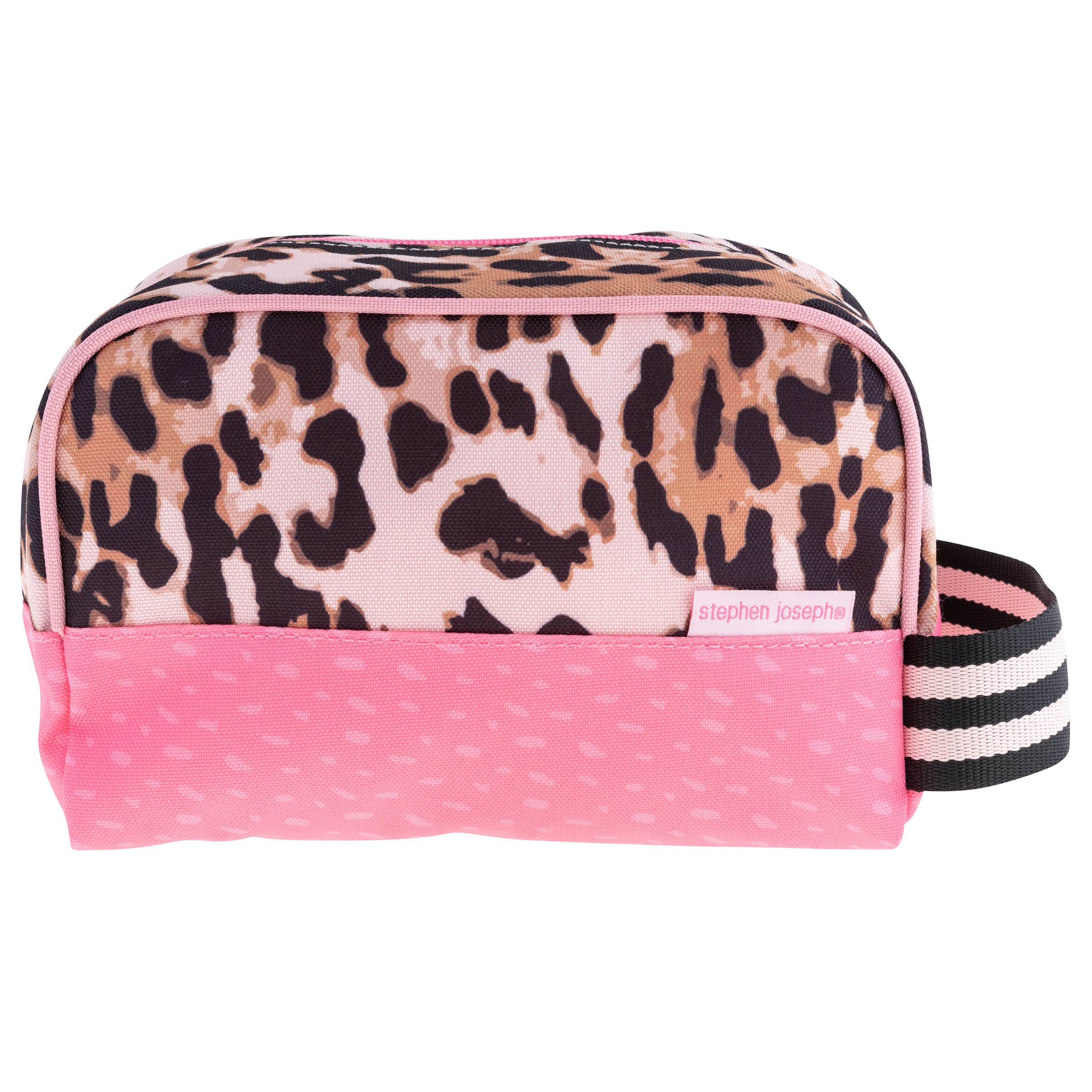 Neceser Stephen Joseph Kids Con Estampado De Leopardo - Venta Internacional.