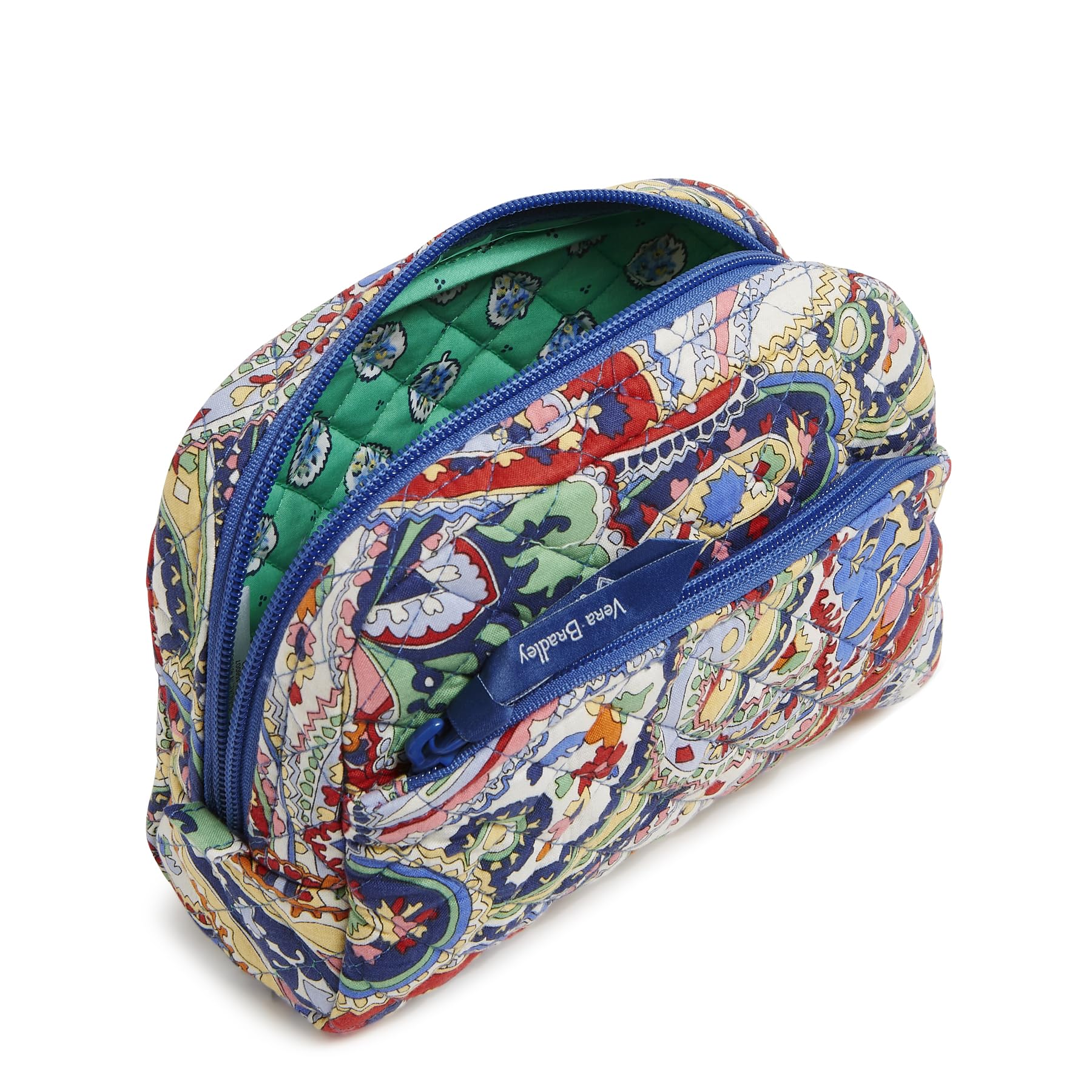 Foto 3 pulgar | Bolsa Organizadora De Maquillaje Para Cosméticos Vera Bradley, Algodón, Tamaño Mediano - Venta Internacional.