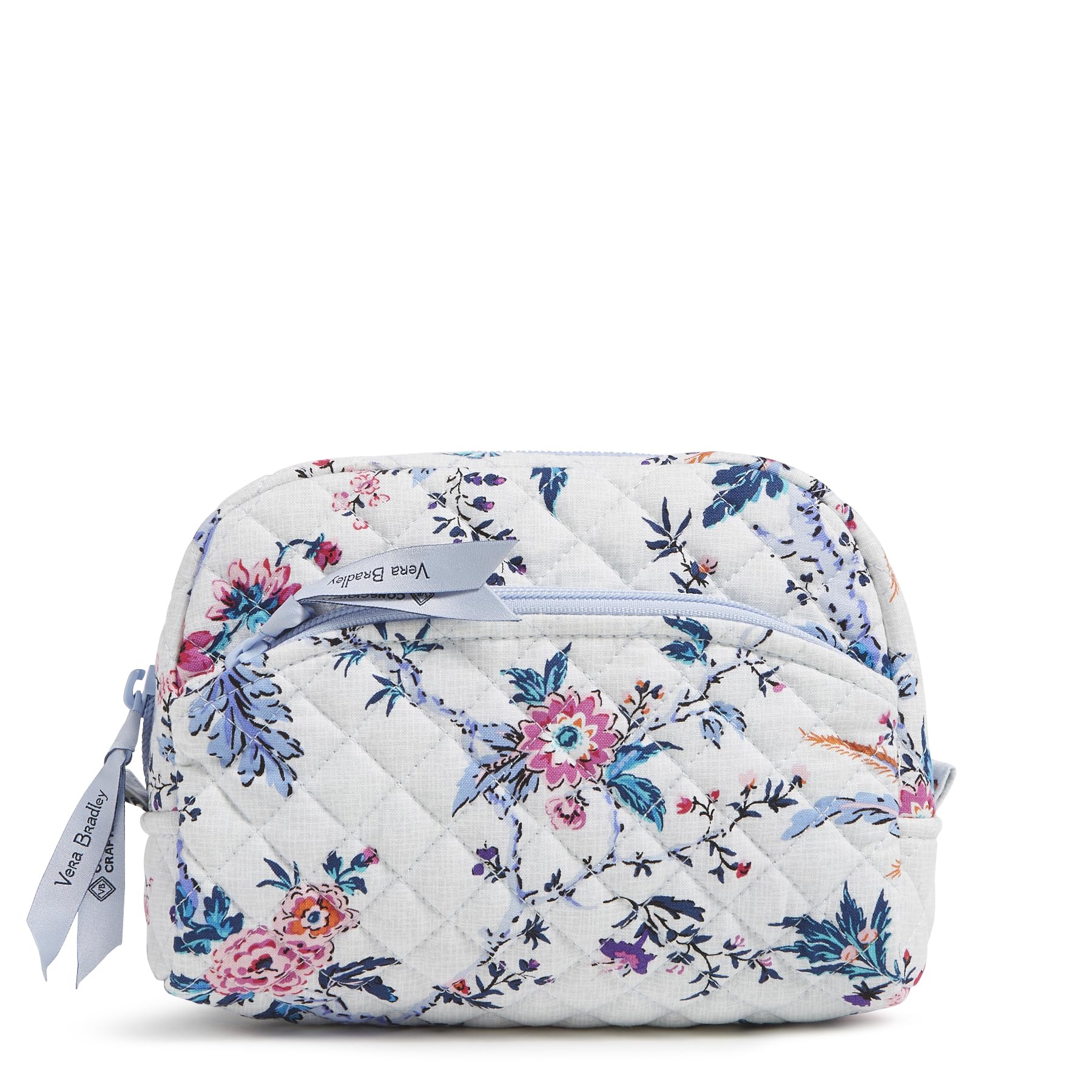 Bolsa Organizadora De Maquillaje Para Cosméticos Vera Bradley Cotton Floral - Venta Internacional.