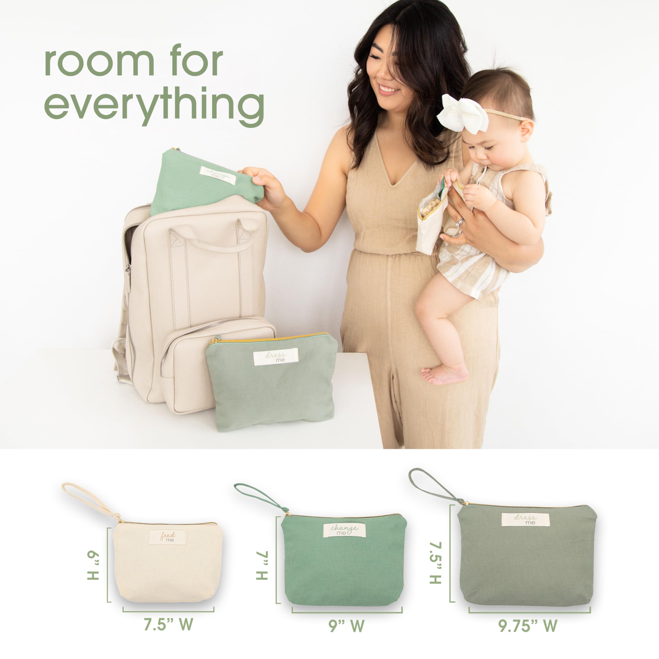 Foto 4 pulgar | Conjunto De Bolsas Organizadoras Para Pañales Pearhead Feed Change Dress - Venta Internacional.