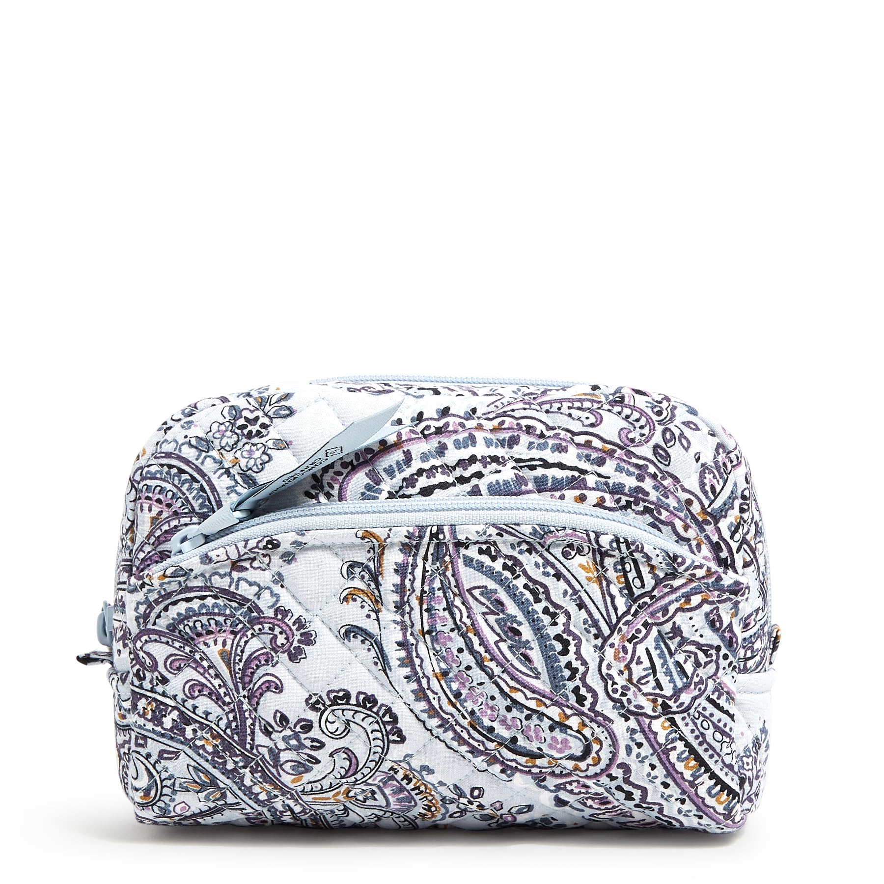 Bolsa Organizadora De Maquillaje Para Cosméticos Vera Bradley Soft Sky Paisley - Venta Internacional.