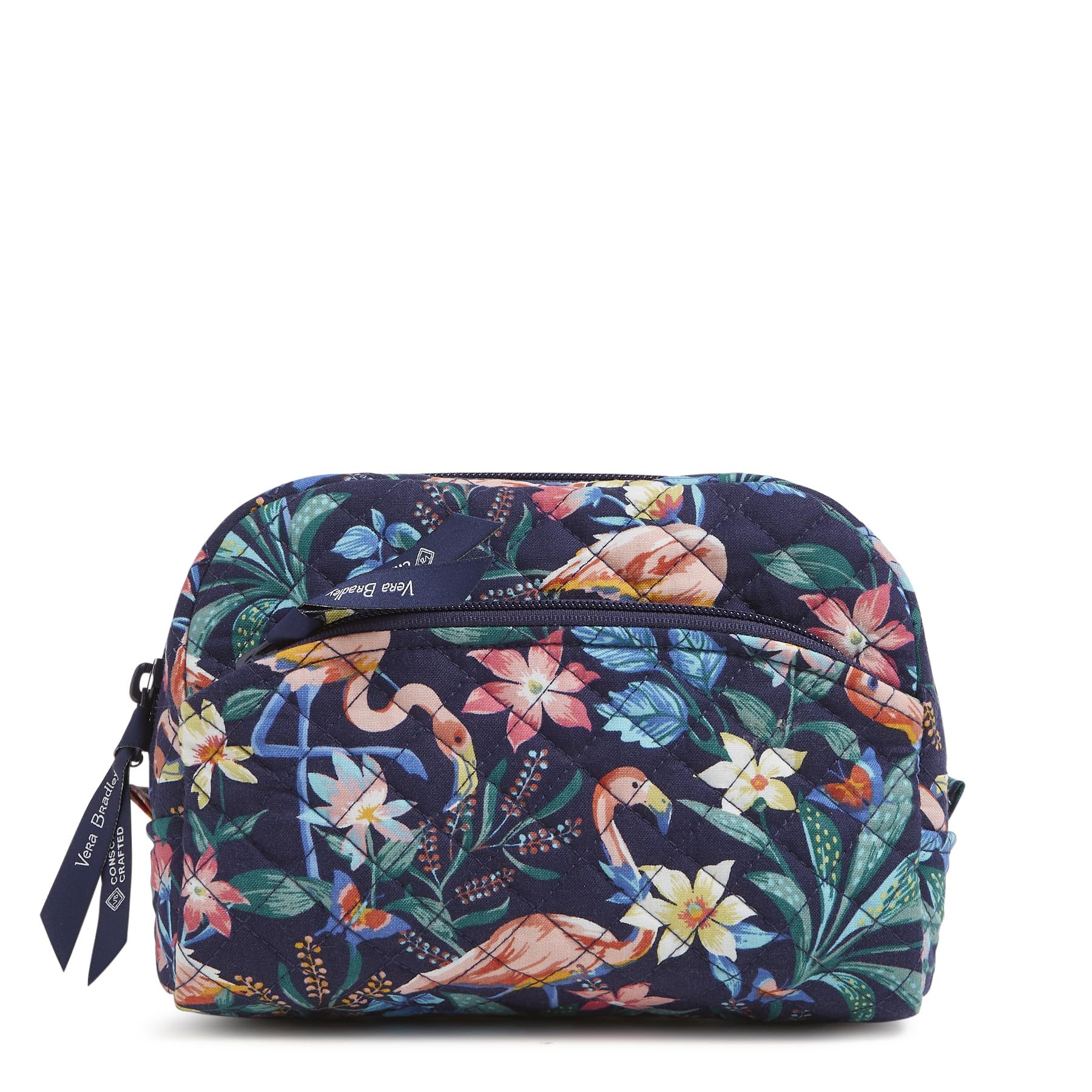 Foto 2 pulgar | Bolsa Organizadora De Maquillaje Para Cosméticos Vera Bradley, Algodón, Tamaño Mediano - Venta Internacional.