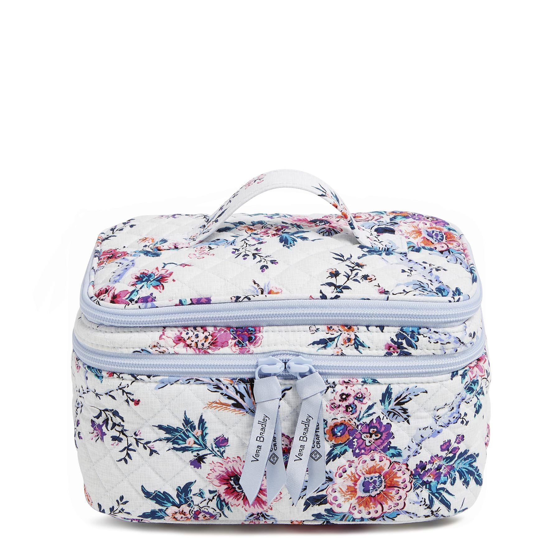 Funda Organizadora De Maquillaje Vera Bradley Cotton Brush Up Magnifique - Venta Internacional.