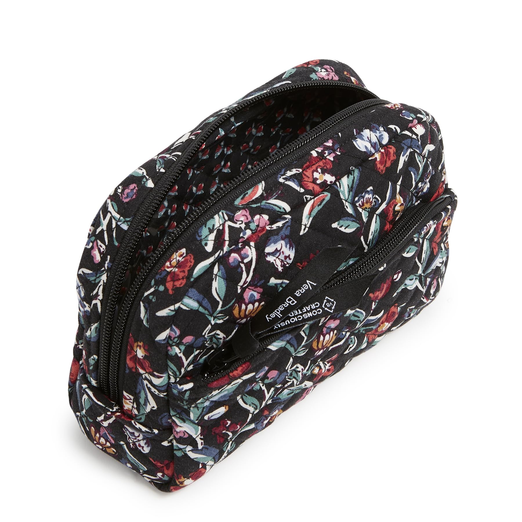 Foto 3 pulgar | Bolsa Organizadora De Maquillaje Cosmético Vera Bradley Perennials Noir - Venta Internacional.