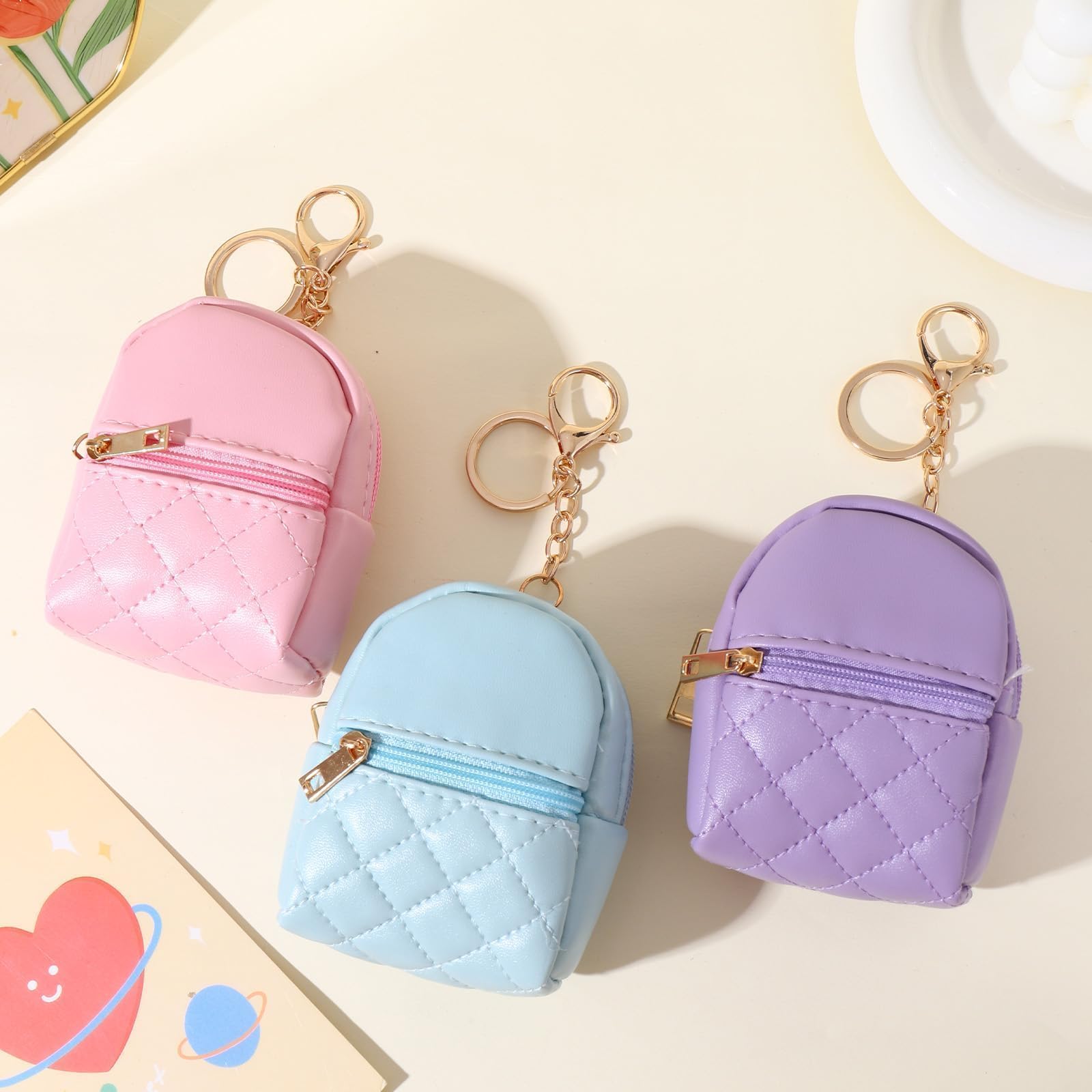 Foto 7 | Set de 3 Minimochilas Lydztion Piel Sintética para Mujer - Venta Internacional