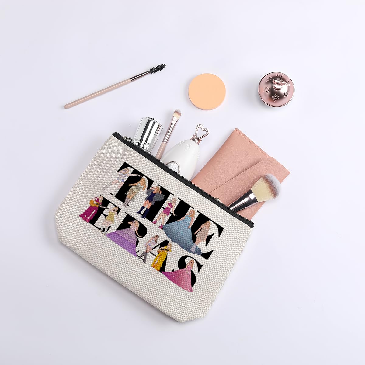 Foto 7 pulgar | Bolsa De Maquillaje Singer Kdxpbpz Para Mujer, Regalo Para Amantes De La Música - Venta Internacional.