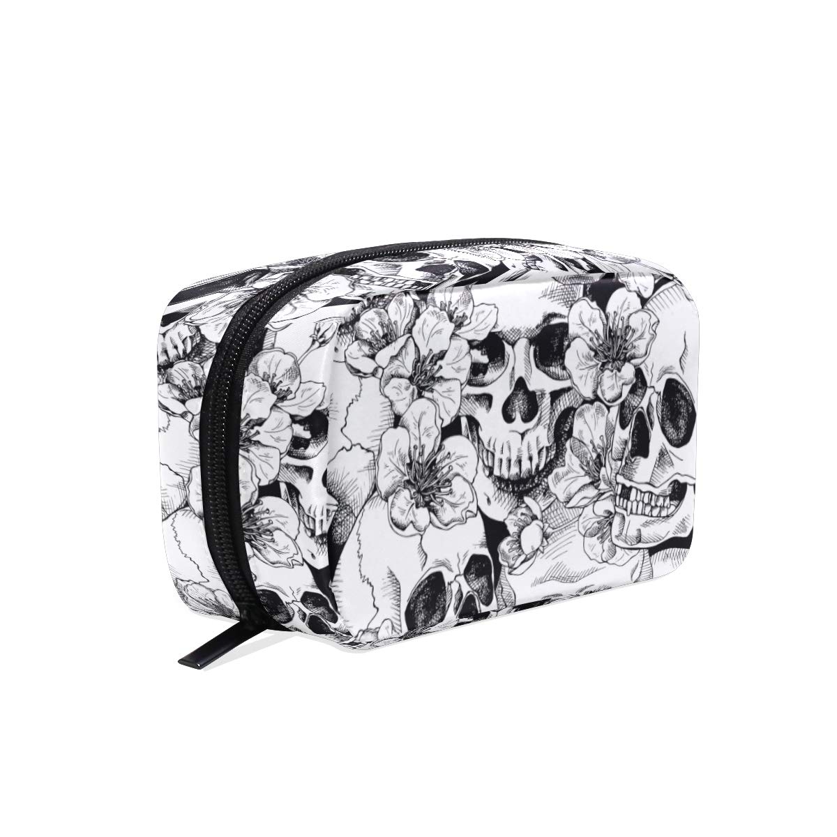 Estuche De Maquillaje Zoeo Sugar Skull Mexican Floral Halloween - Venta Internacional.