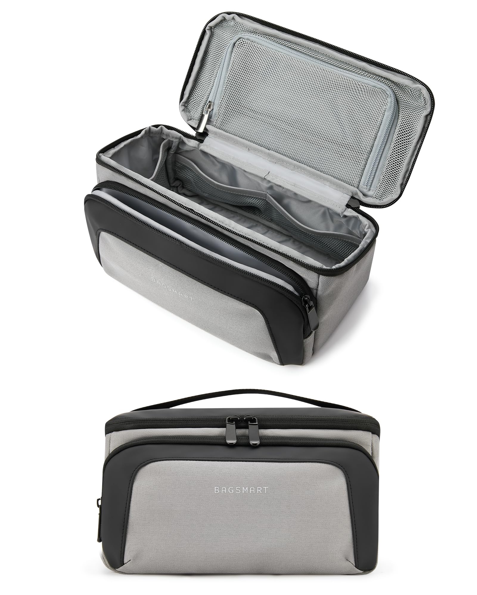 Neceser Bagsmart Para Hombre Resistente Al Agua, Color Gris - Venta Internacional.