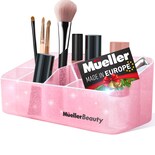 Organizador De Maquillaje Mueller Austria Countertop Pink Sparkle - Venta Internacional.