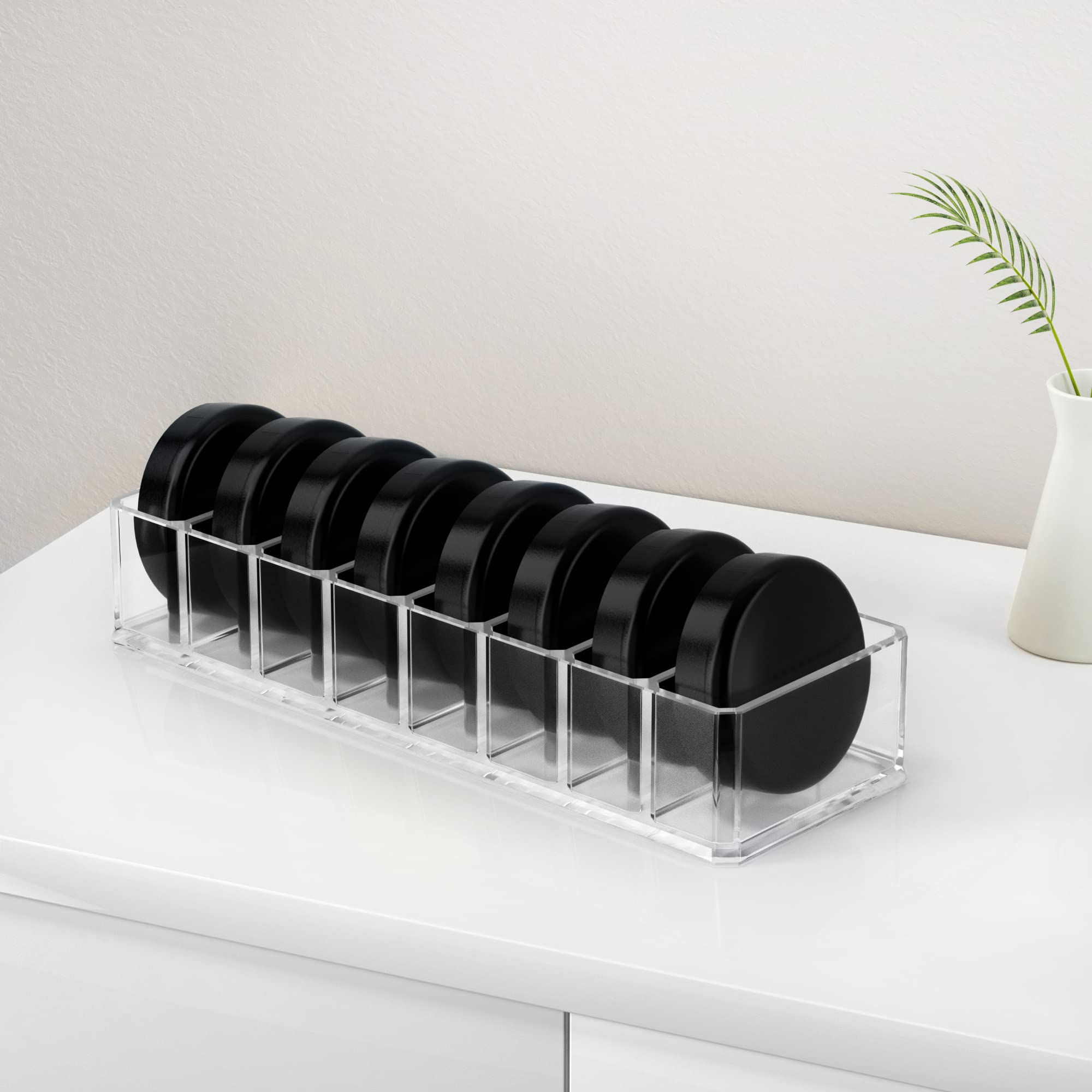 Foto 5 | Organizador Compacto De Maquillaje Hblife Acrílico Transparente 8 Espacios - Venta Internacional