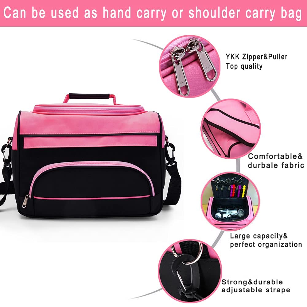 Foto 4 pulgar | Bolsa Para Herramientas De Peluquería Maxpand Pequeña Con Correa Para El Hombro, Color Rosa - Venta Internacional.