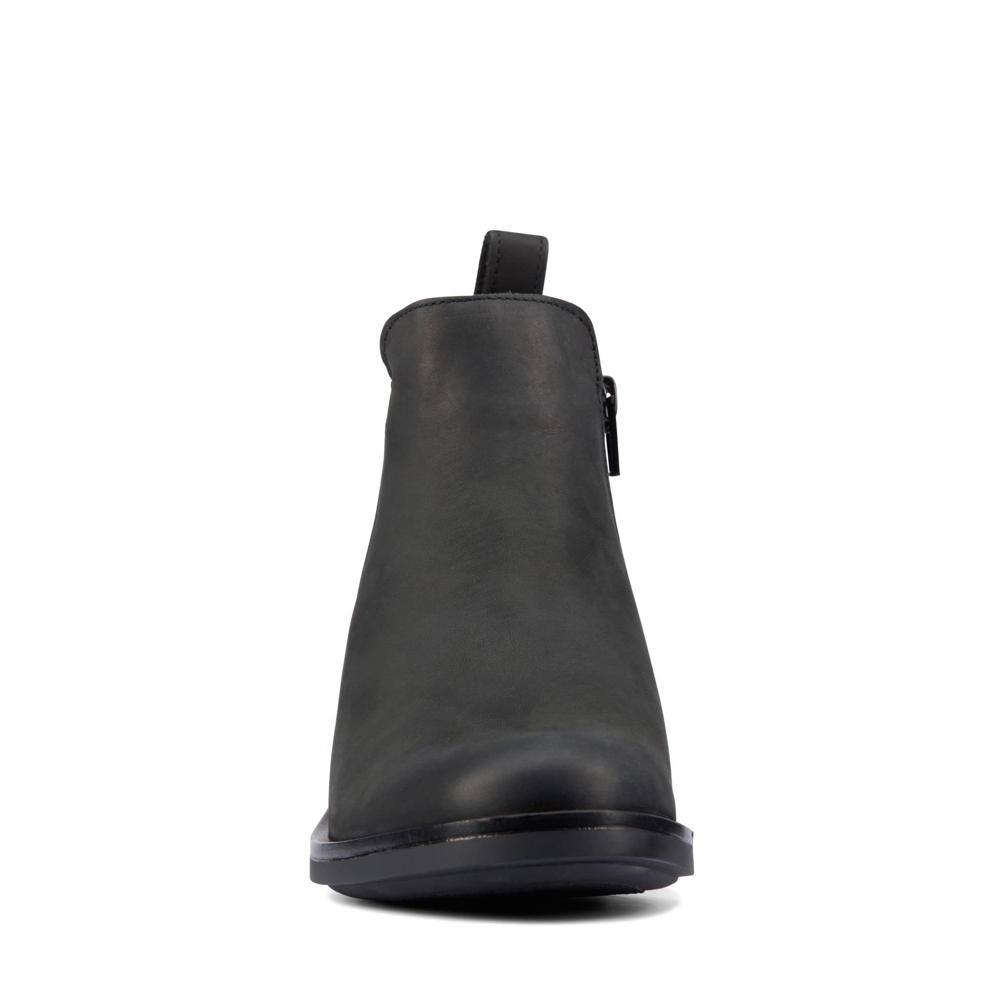 Foto 4 pulgar | Botín Clarks Memi Zip De Piel Negra Para Mujer - Venta Internacional.