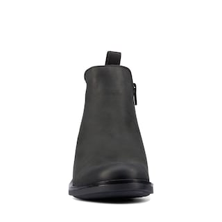 Foto 3 | Botín Clarks Memi Zip De Piel Negra Para Mujer - Venta Internacional.