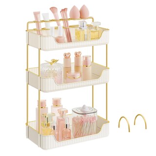 Foto 1 | Organizador de Maquillaje Songmics de 3 Niveles Blanco- Venta Internacional