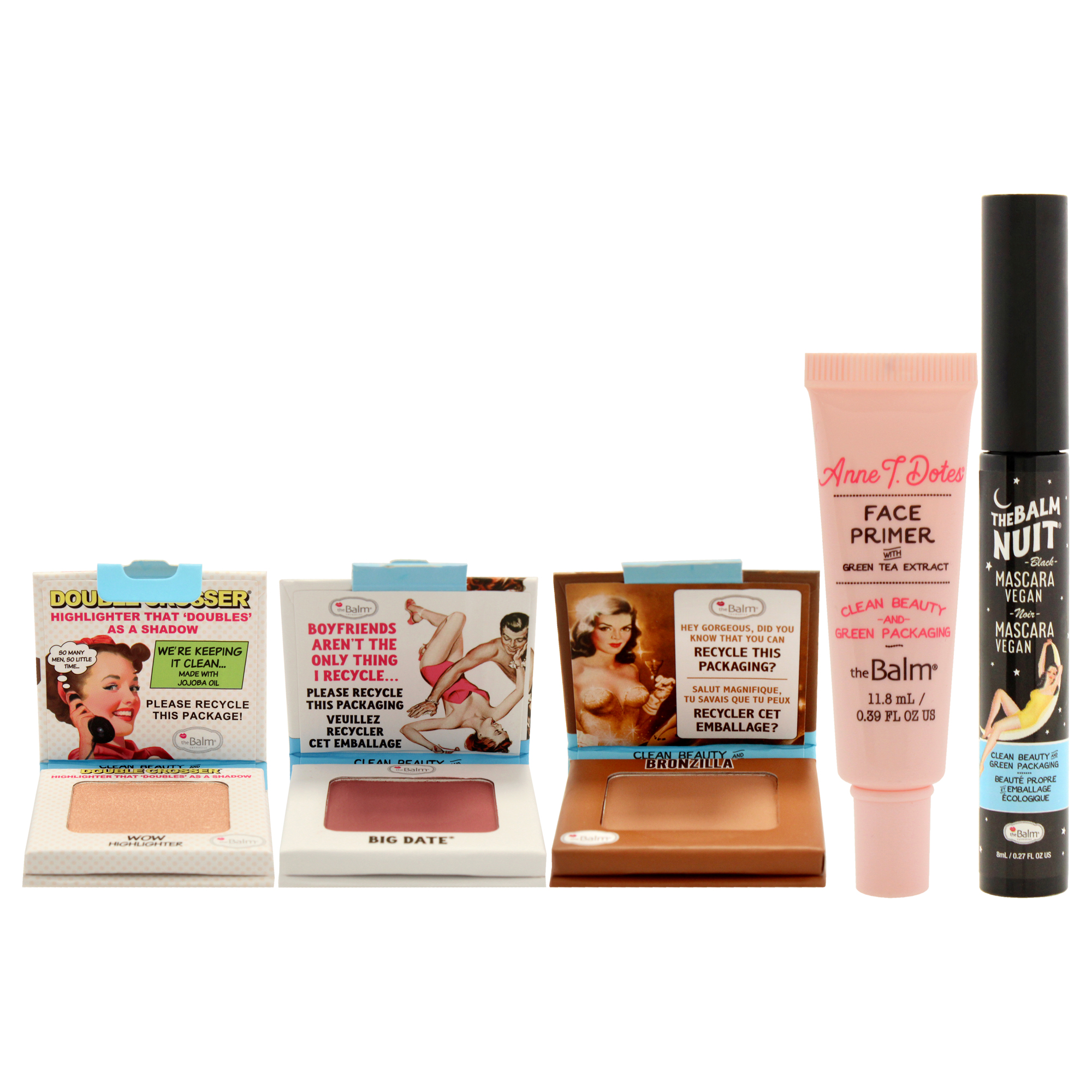 Foto 2 | Kit De Viaje The Balm Clean And Green Para Mujer, 5 Piezas - Venta Internacional.