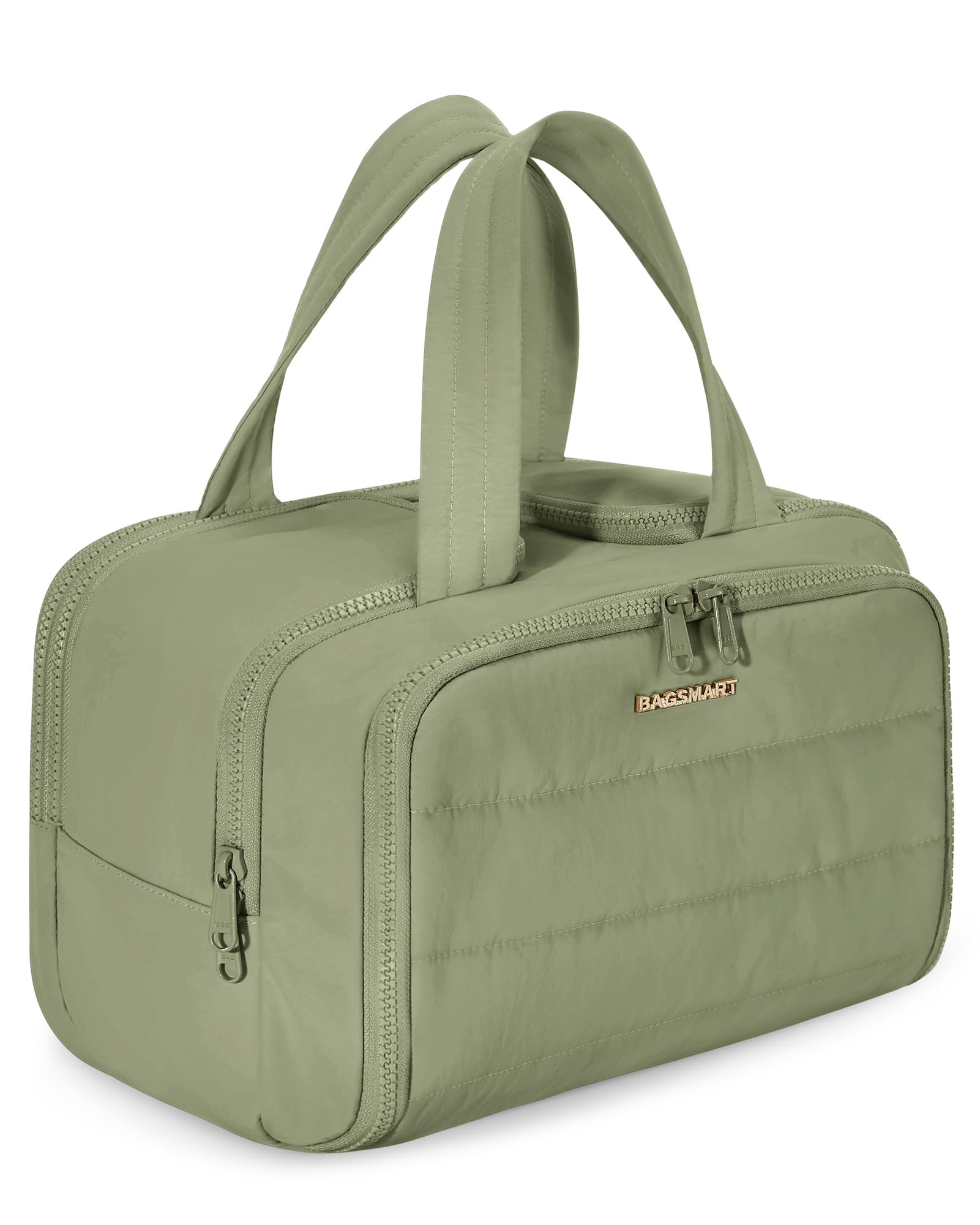 Foto 1 | Neceser De Viaje Bagsmart Puffy Cosmetic Green Para Mujer - Venta Internacional.