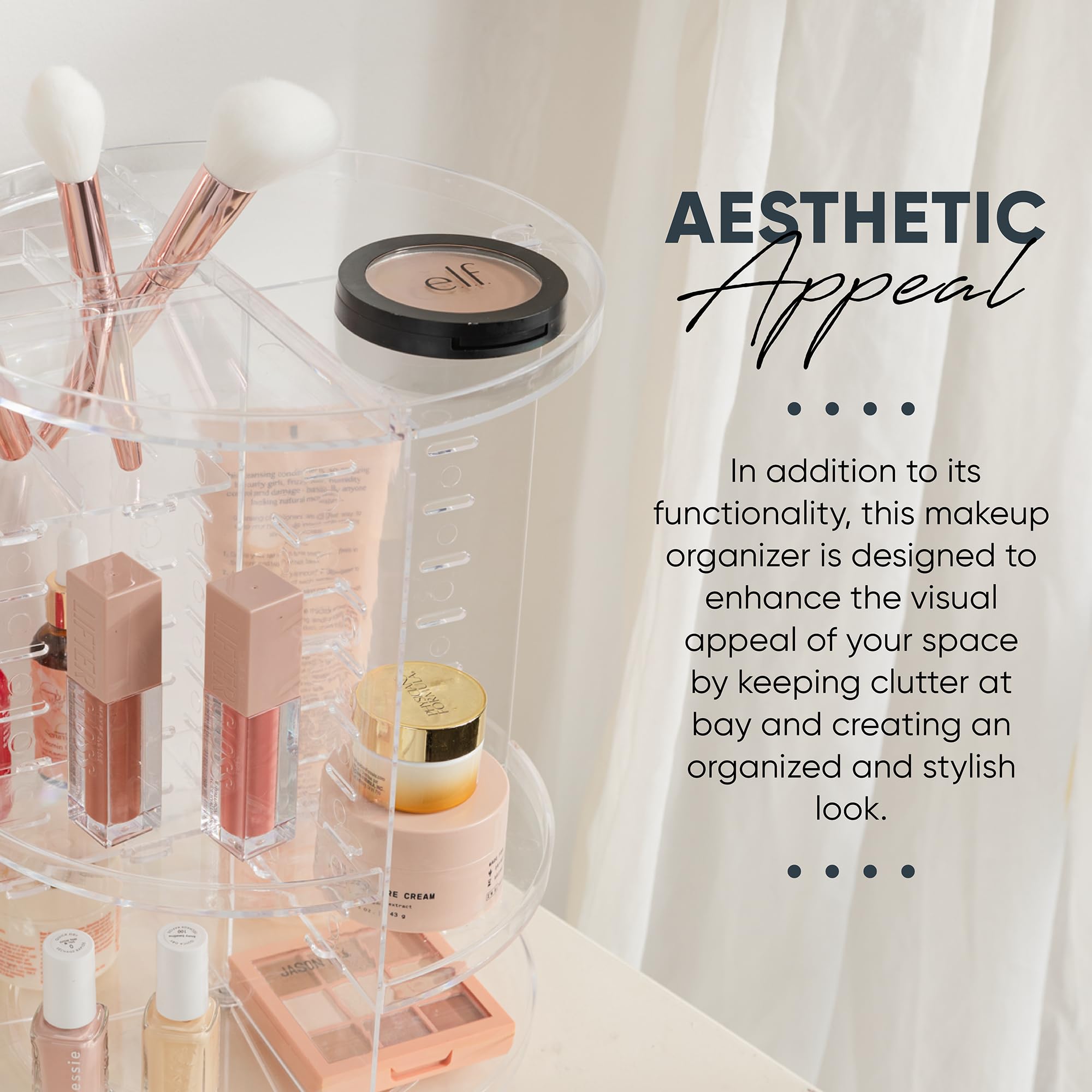 Foto 6 | Organizador de Maquillaje Masirs Giratorio - Venta Internacional
