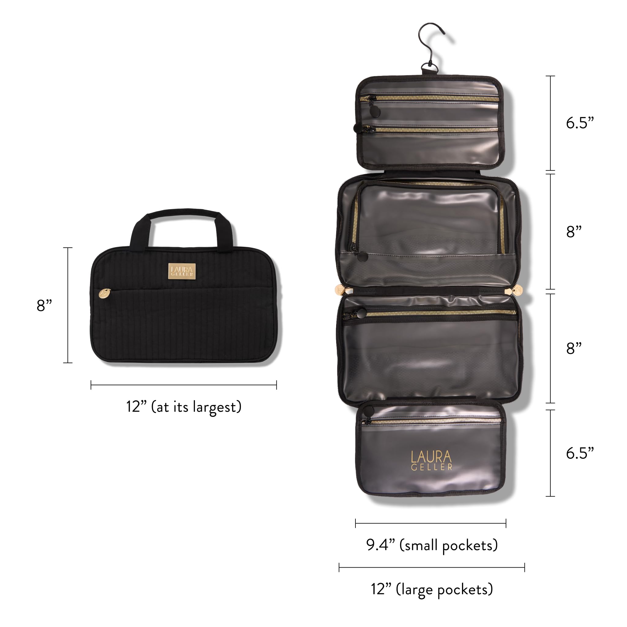 Foto 7 pulgar | Bolsa de Maquillaje Laura Geller New York Plegable - Venta Internacional