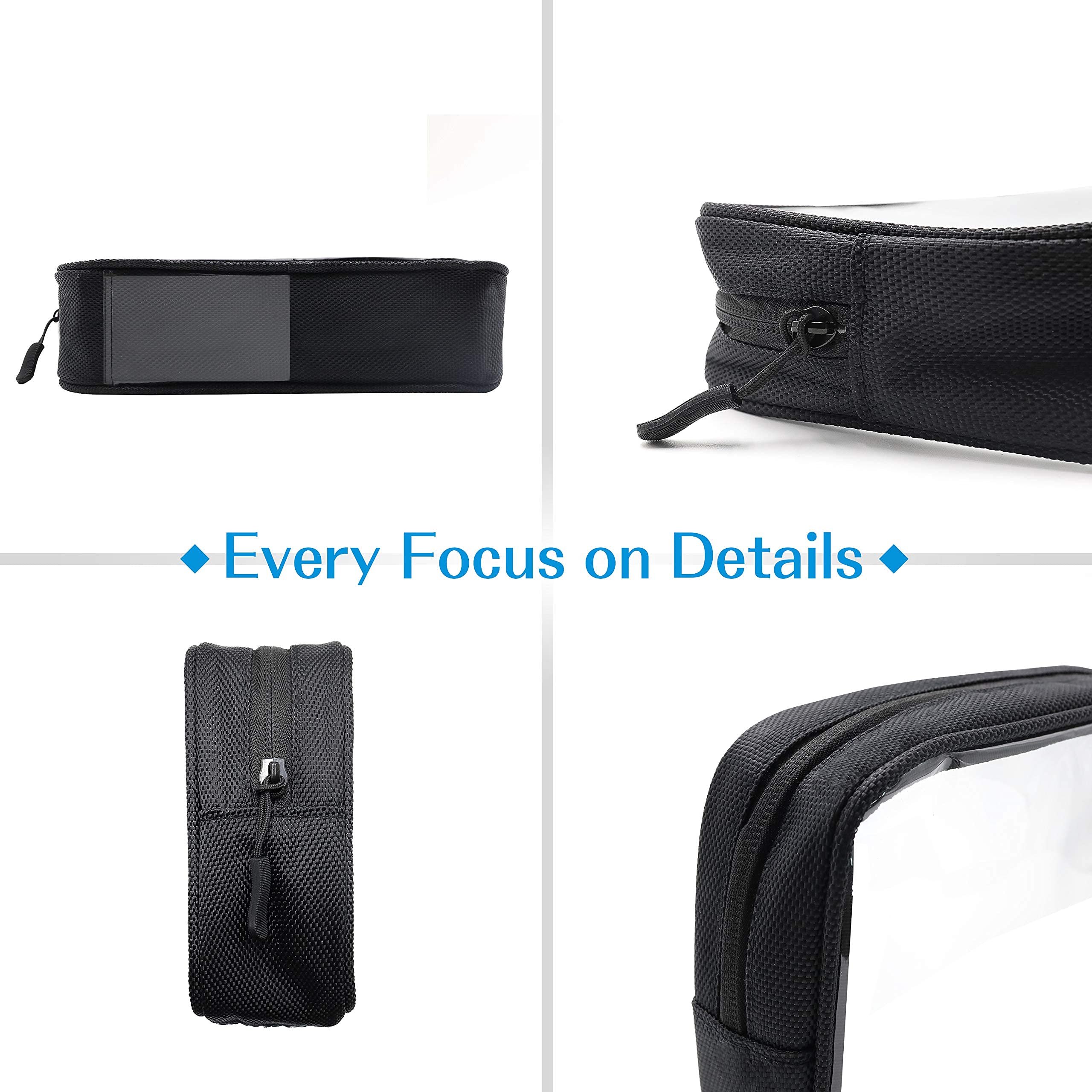 Foto 5 pulgar | Neceser De Viaje Procase Aprobado Por La Tsa [paquete De 2] Negro - Venta Internacional.